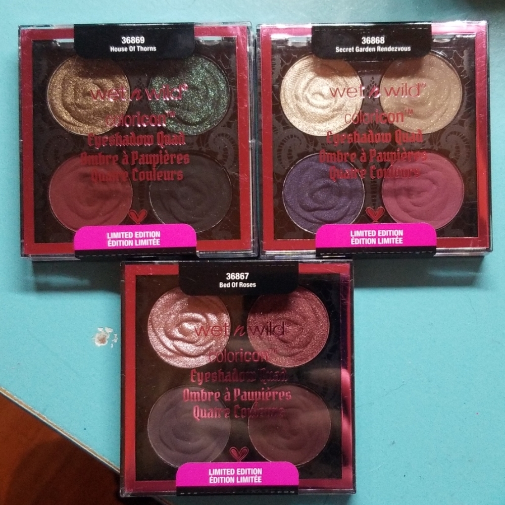 Wet n wild eyeshadow quads